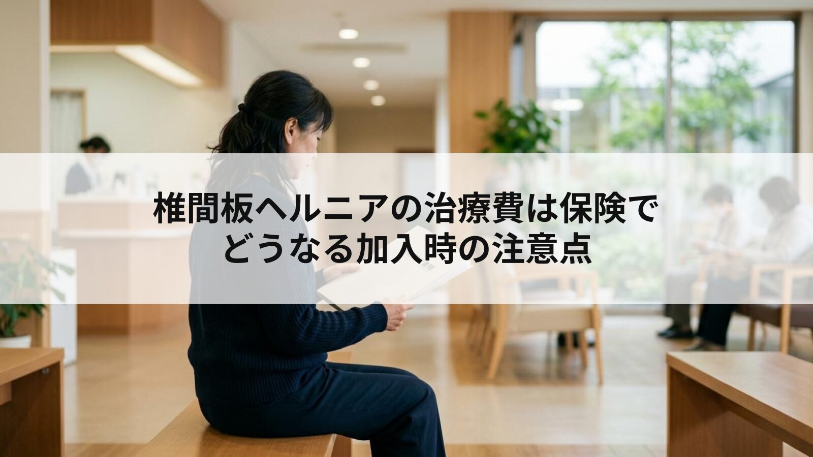 椎間板ヘルニアの治療費は保険でどうなる加入時の注意点